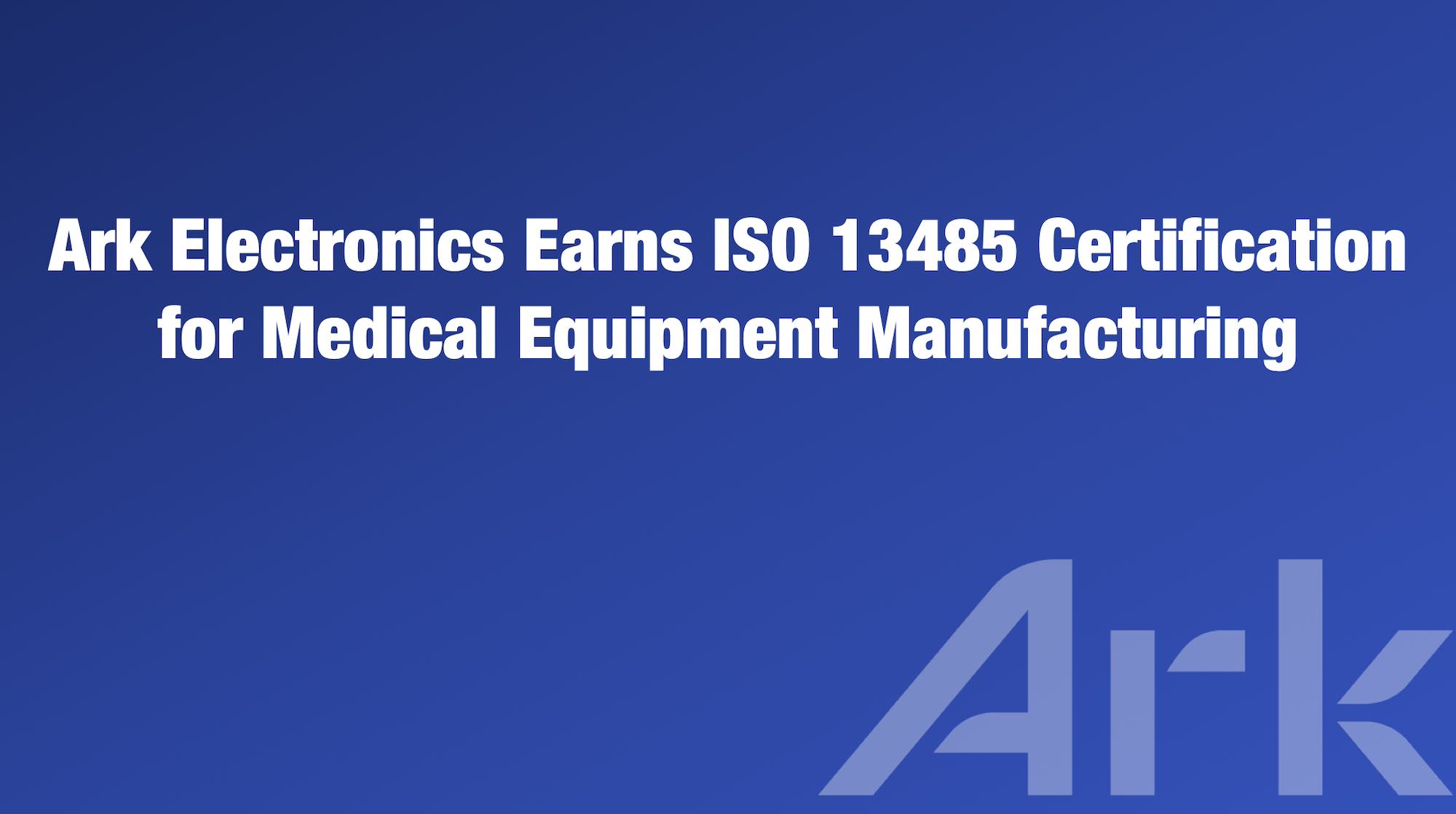 ISO 13485 Certification for Medical Equipment Manufacturing